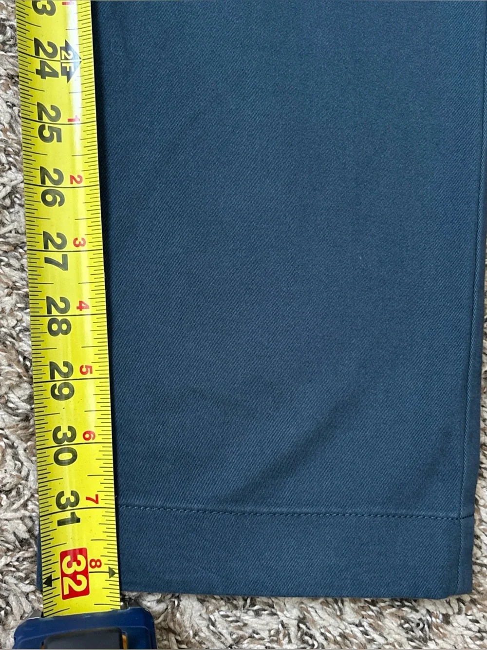 J. Crew Flex Men's Slim Fit Chino Pants, Blue 32x32, NWT